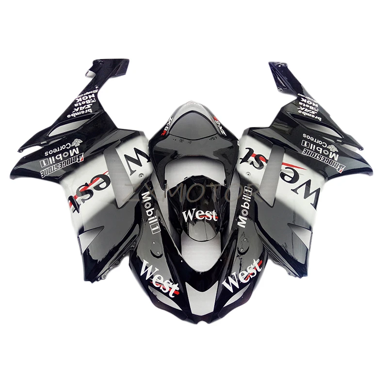 Комплект обтекателей West из АБС-пластика для 2007 2008 Kawasaki ZX6R, обтекатель для мотоцикла zx6r 07 08, черный и белый цвета, литье под давлением KL93
Комплект обтекателей West из АБС-пластика для 2007 2008 Kawasaki ZX6R, обтекатель для мотоцикла zx6r 07 08, черный и белый цвета, литье под давлением KL93