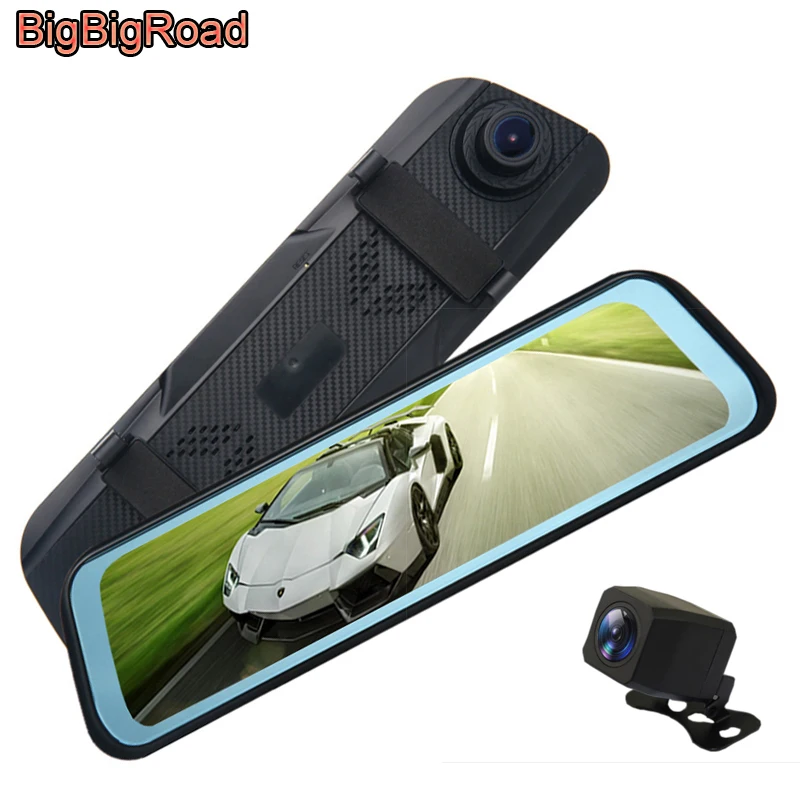 BigBigRoad Car DVR Dash Camera Dual Lens Stream RearView Mirror IPS Screen For Audi S4 S5 S6 S7 TT TTS SQ2 SQ5 SQ7 SQ8 R8 RS3
BigBigRoad Car DVR Dash Camera Dual Lens Stream RearView Mirror IPS Screen For Audi S4 S5 S6 S7 TT TTS SQ2 SQ5 SQ7 SQ8 R8 RS3