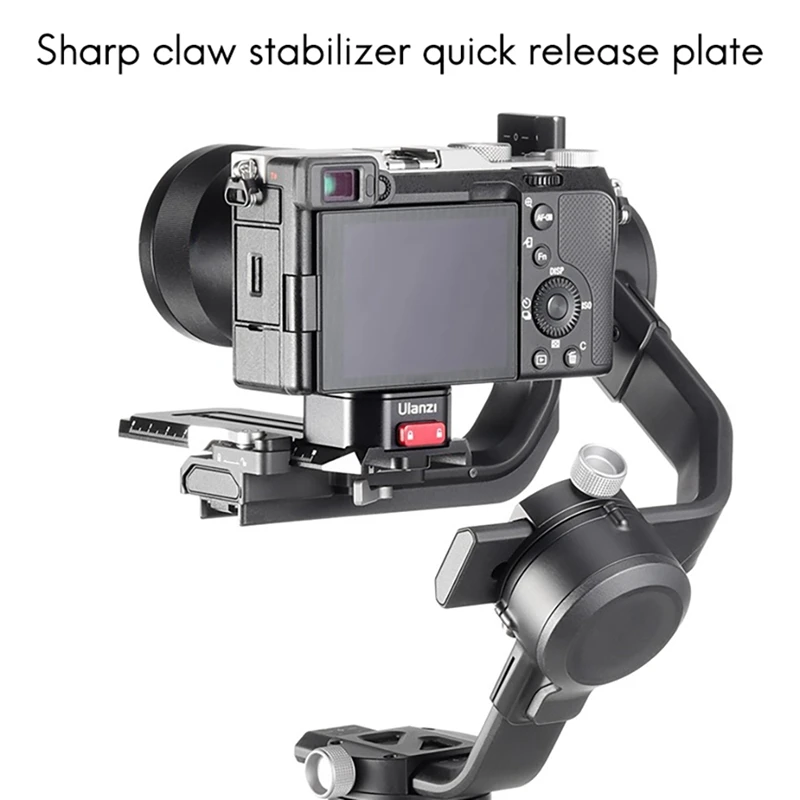 Ulanzi R085 Quick Release Plate for DJI Stabilizer Slider Lock Camera Plate for DJI RSC 2 Gimbal Camera Accessories
Ulanzi R085 Quick Release Plate for DJI Stabilizer Slider Lock Camera Plate for DJI RSC 2 Gimbal Camera Accessories
