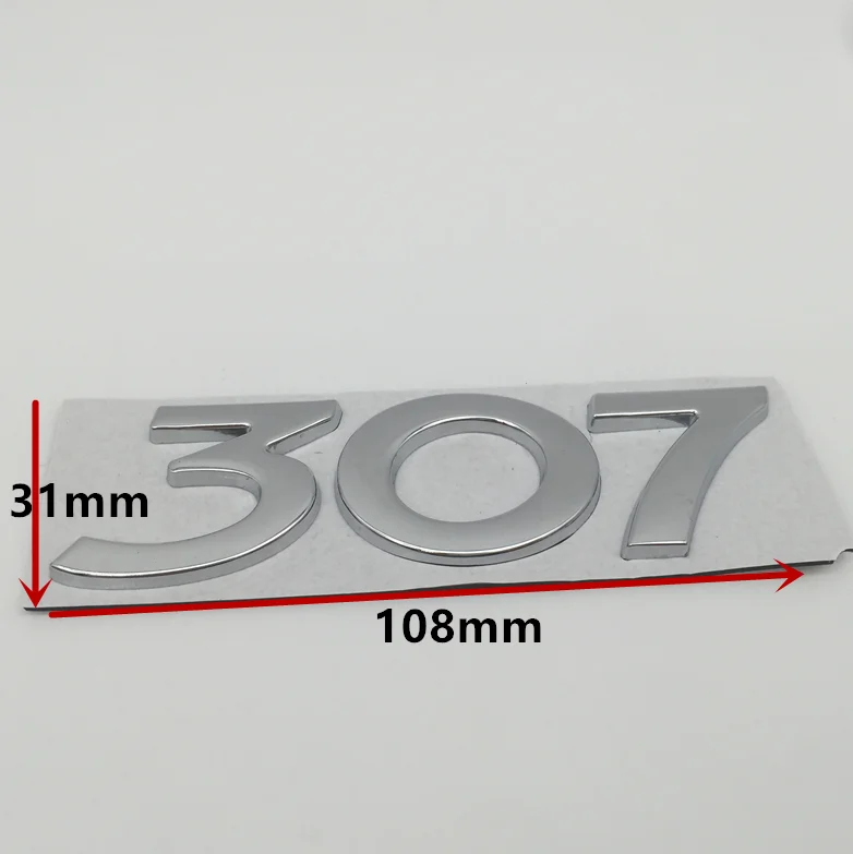 Металлическая 3D наклейка GT 206 207 301 307 308 408 508 1 шт. | Автомобили и мотоциклы