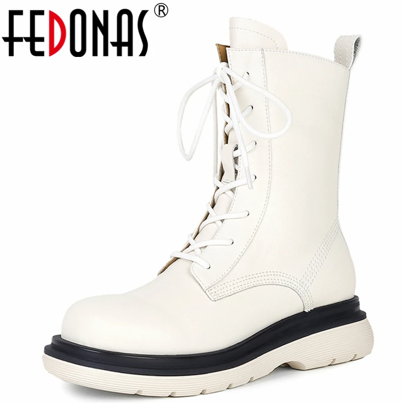 FEDONAS 2021 Round Toe Women Ankle Boots Genuine Leather Fashion New Casual Shoes Woman Autumn Winter Concise Motorcycle Boots
FEDONAS 2021 Round Toe Women Ankle Boots Genuine Leather Fashion New Casual Shoes Woman Autumn Winter Concise Motorcycle Boots