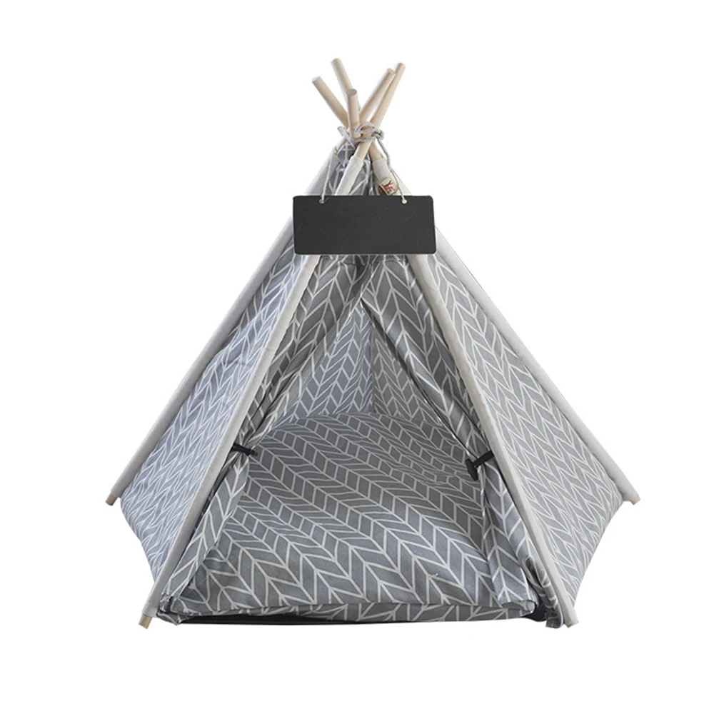 Portable Linen Pet Tent Cat Bed Dog House Pet Teepee with Cushion Available Fit Dog Cat Puppy Excursion Kennel
Portable Linen Pet Tent Cat Bed Dog House Pet Teepee with Cushion Available Fit Dog Cat Puppy Excursion Kennel