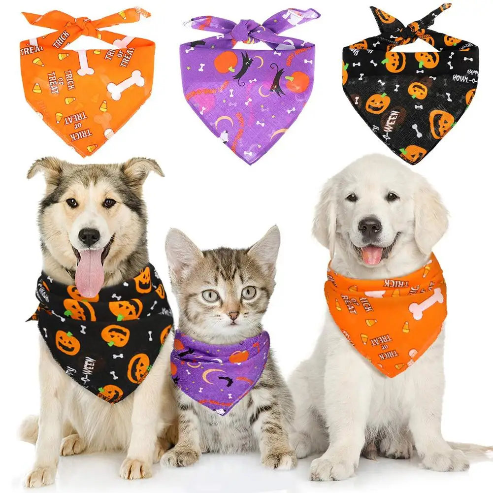Cute Halloween Cartoon Pumpkin Print Dog Bandana Pet Cleaning Collar Bib Scarf Neckerchief
Cute Halloween Cartoon Pumpkin Print Dog Bandana Pet Cleaning Collar Bib Scarf Neckerchief
