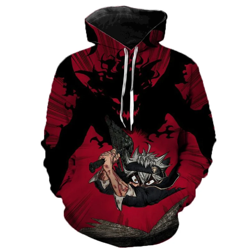 Japan Anime Black Clover 3D Hoodie Sweatshirts Boys/girls Fashion Casual Long Sleeve Pullover Harajuku Style Oversized Hoodies 
Japan Anime Black Clover 3D Hoodie Sweatshirts Boys/girls Fashion Casual Long Sleeve Pullover Harajuku Style Oversized Hoodies