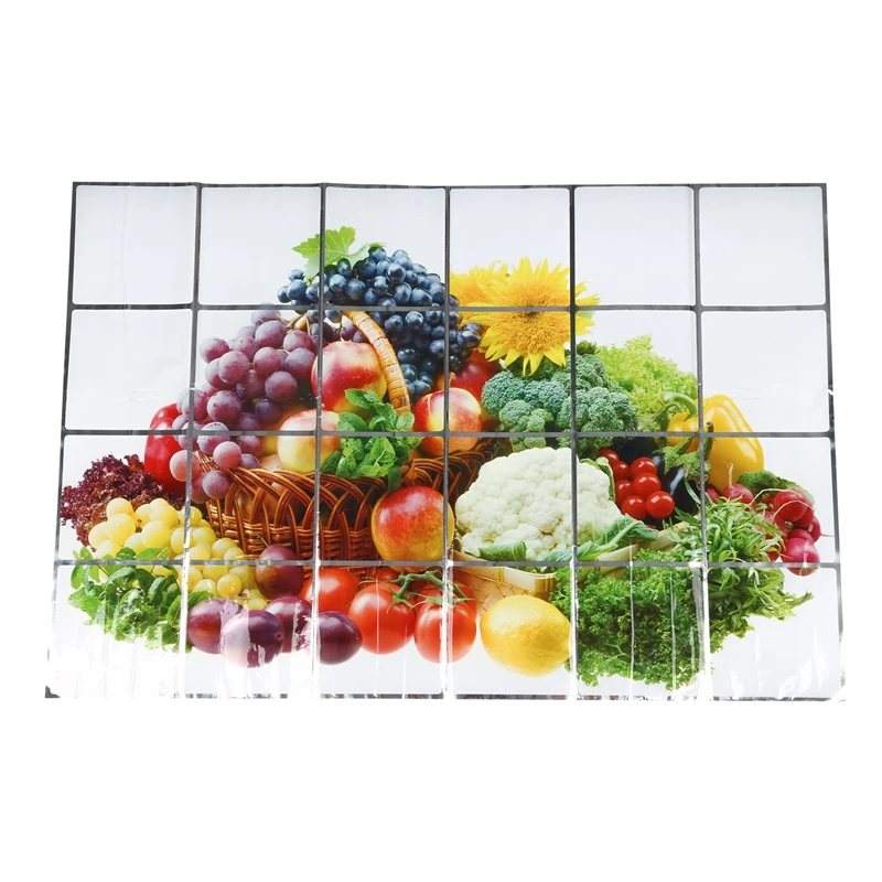 HOT 60x90cm настенная бумага для кухонного декора анти масляная самоклеющаяся плитка