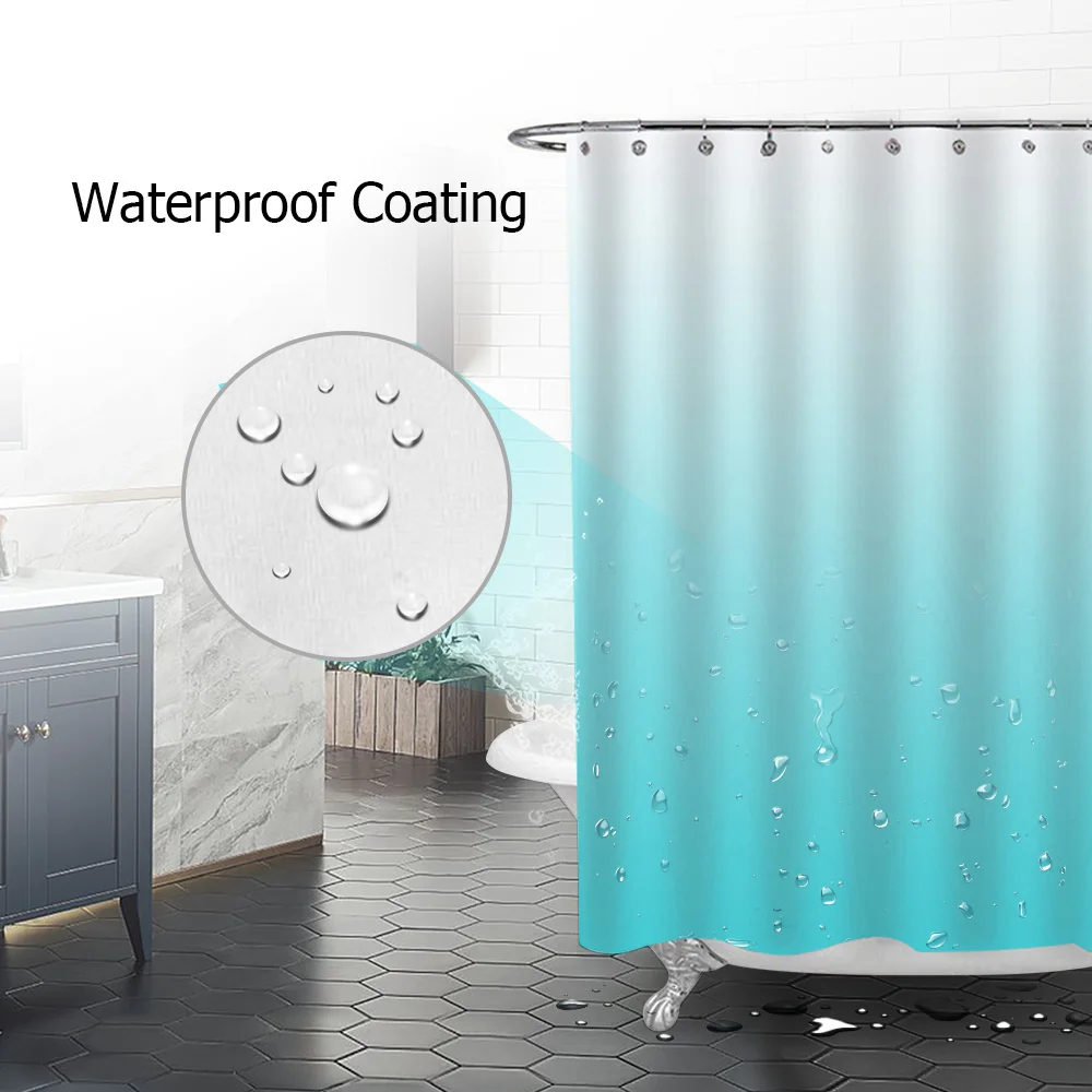 High Quality Gradual Color Shower Curtains Bath Products Bathroom Decor with Hooks Waterproof For Bathroom
High Quality Gradual Color Shower Curtains Bath Products Bathroom Decor with Hooks Waterproof For Bathroom