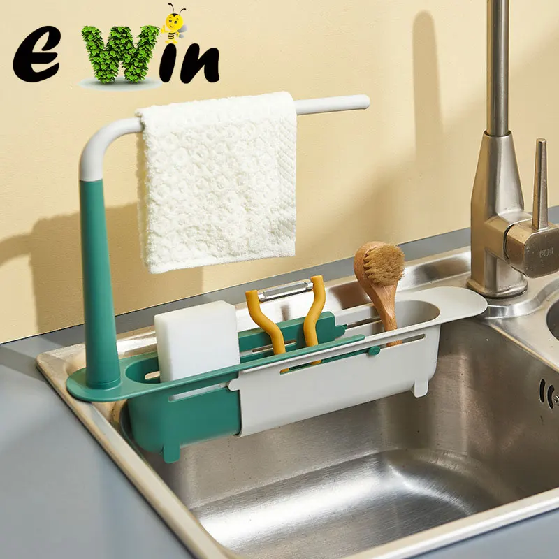 Ewin kitchen accessories for Kitchen Storage Utensils organizer Adjustable Kitchen Gadgets Soap Sponge Holder Drain Basket
Ewin kitchen accessories for Kitchen Storage Utensils organizer Adjustable Kitchen Gadgets Soap Sponge Holder Drain Basket