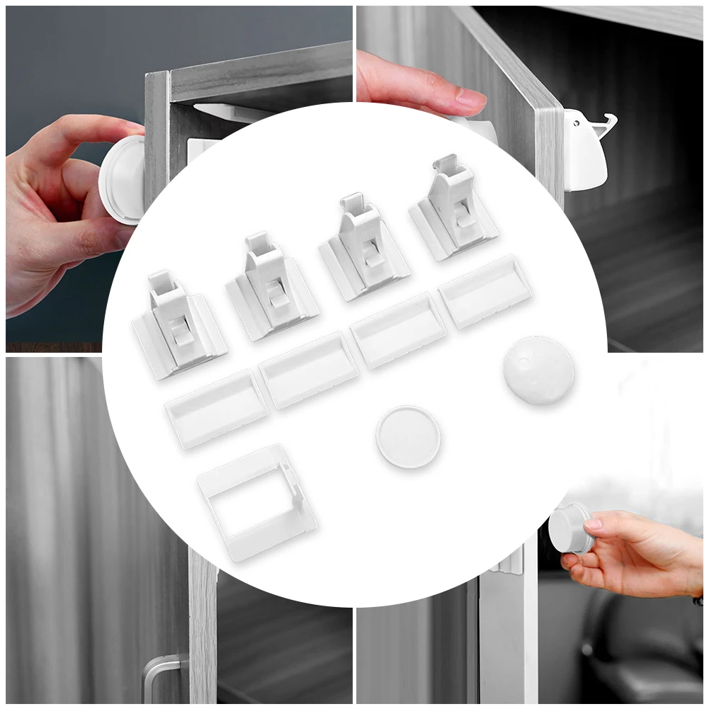 Magnetic Child Lock Baby Safety Cabinet Drawer Door Lock Children Protection Invisible Lock Kids Security 4+1/8+2 With 1 Cradle
Magnetic Child Lock Baby Safety Cabinet Drawer Door Lock Children Protection Invisible Lock Kids Security 4+1/8+2 With 1 Cradle