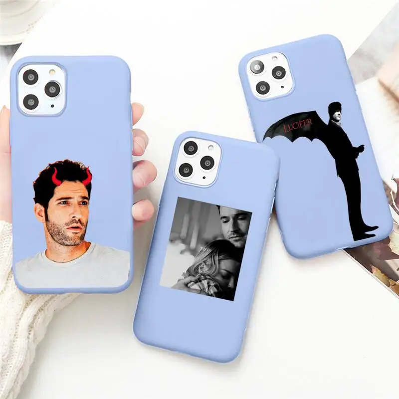 Lucifer Morning Star Phone Case for iPhone 13 12 mini 11 Pro Max X XR XS 8 7 6s Plus Candy purple Silicone cover
Lucifer Morning Star Phone Case for iPhone 13 12 mini 11 Pro Max X XR XS 8 7 6s Plus Candy purple Silicone cover