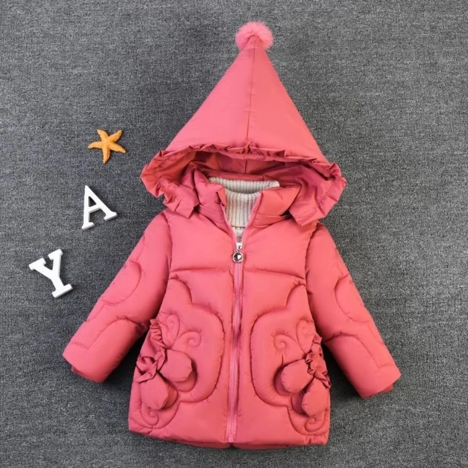 Winter Jacket For Girls Children's Clothing Christmas Pointed Hat Solid Warm Long Coat For 3-7 Years Kids Parkas For Girl
Winter Jacket For Girls Children's Clothing Christmas Pointed Hat Solid Warm Long Coat For 3-7 Years Kids Parkas For Girl