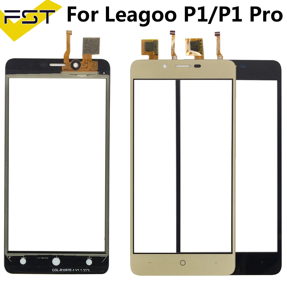 Стекло для сенсорного экрана LEAGOO P1/P1 Pro 5 0 дюйма черное/золото 100% Протестировано