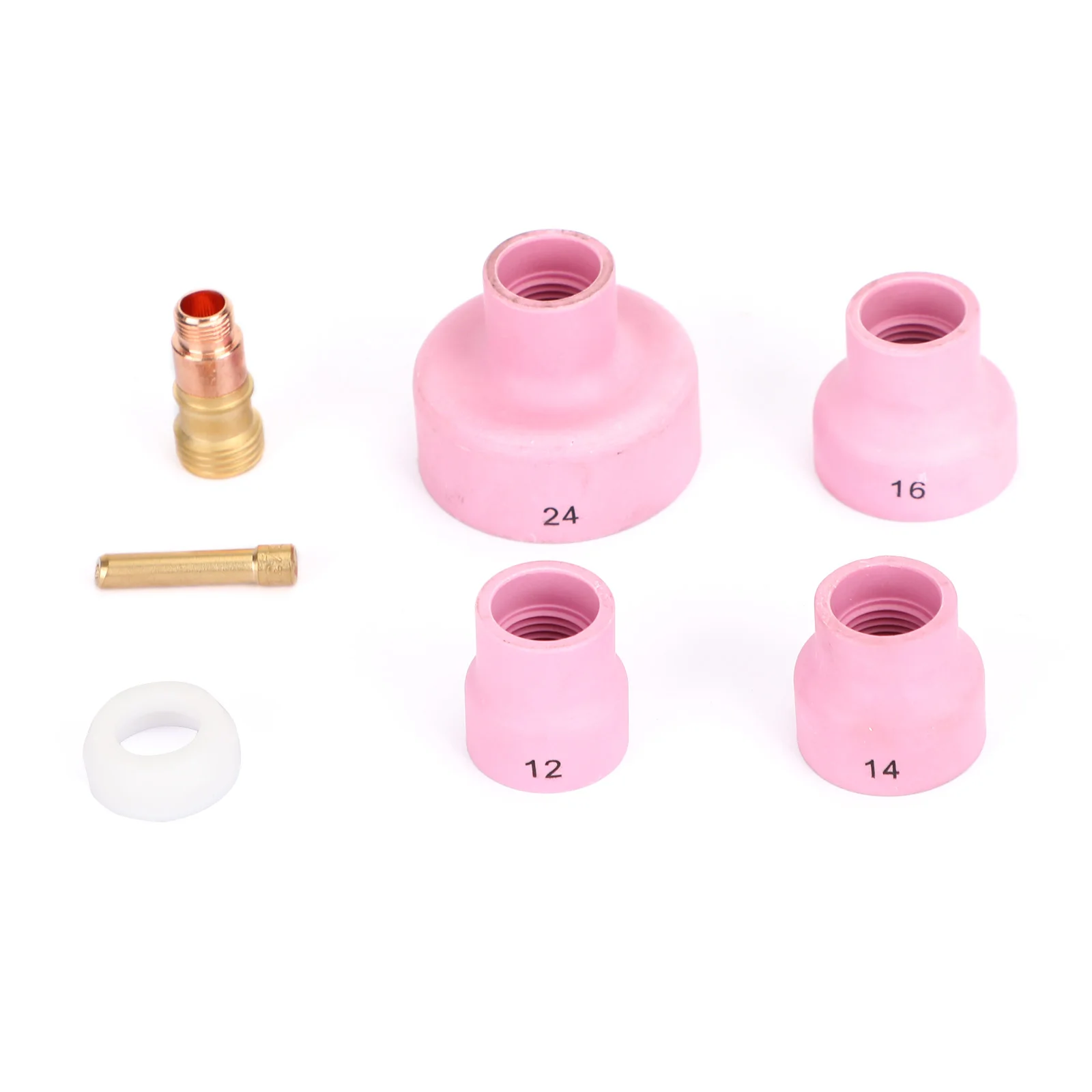 Artudatech 7Pcs TIG Welding Torch Stubby Gas Lens Ceramic Cup Kit For WP-17/18/26
Artudatech 7Pcs TIG Welding Torch Stubby Gas Lens Ceramic Cup Kit For WP-17/18/26