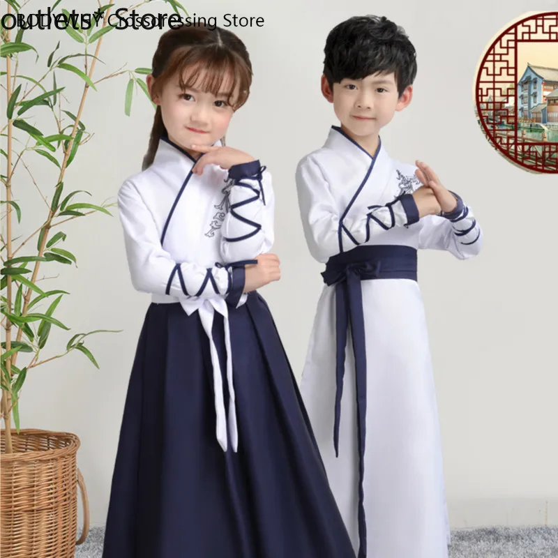 Costume Children Ancient Costume Girls Chinese Clothing Dance Performance Boy Attendant At School Chinese Culture Boy's 
Costume Children Ancient Costume Girls Chinese Clothing Dance Performance Boy Attendant At School Chinese Culture Boy's