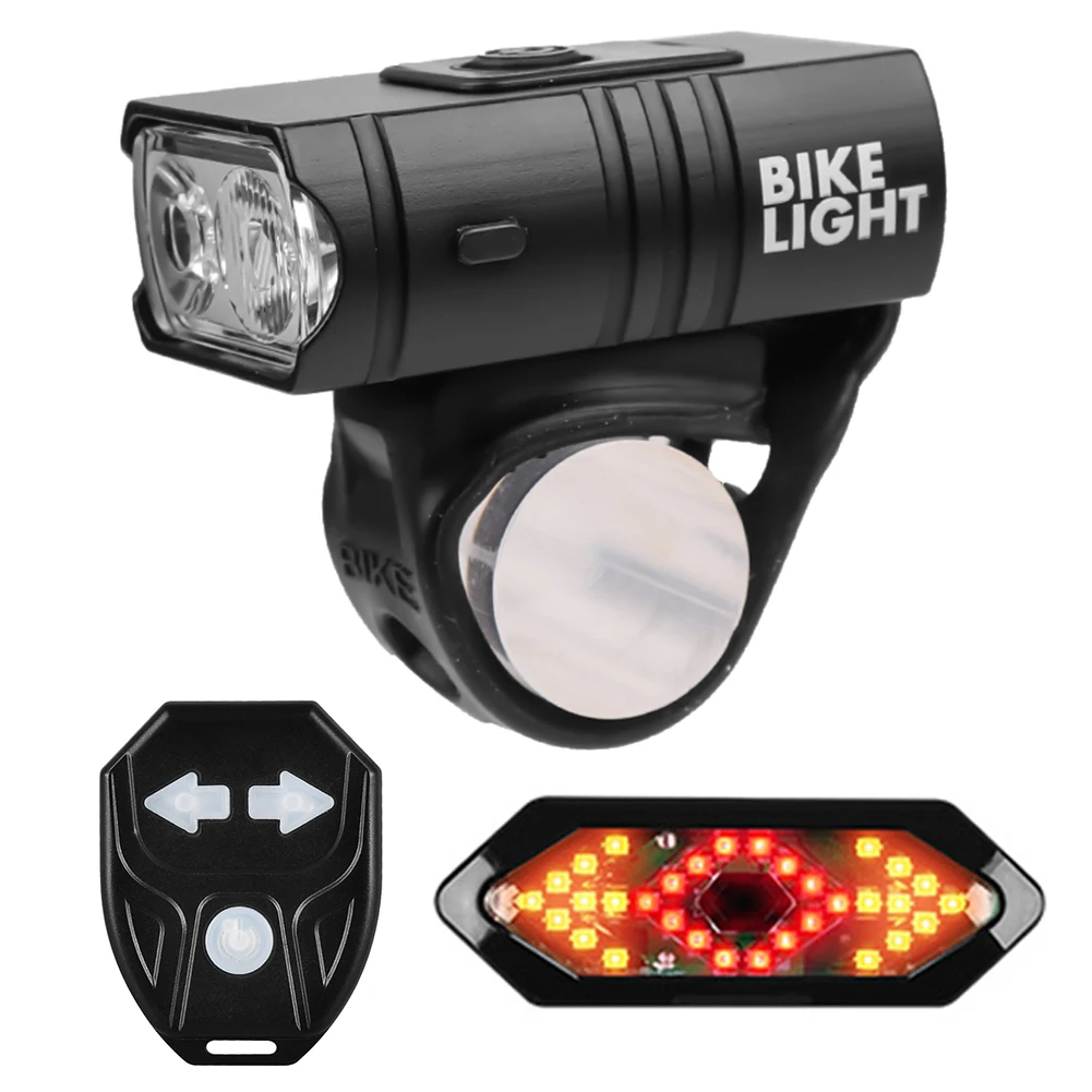 800LM MTB Bicycle Light T6 LED Mountain Road Bike Front Rear Tail Lamp USB Rechargeable Remote Control Turn Cycling Parts
800LM MTB Bicycle Light T6 LED Mountain Road Bike Front Rear Tail Lamp USB Rechargeable Remote Control Turn Cycling Parts