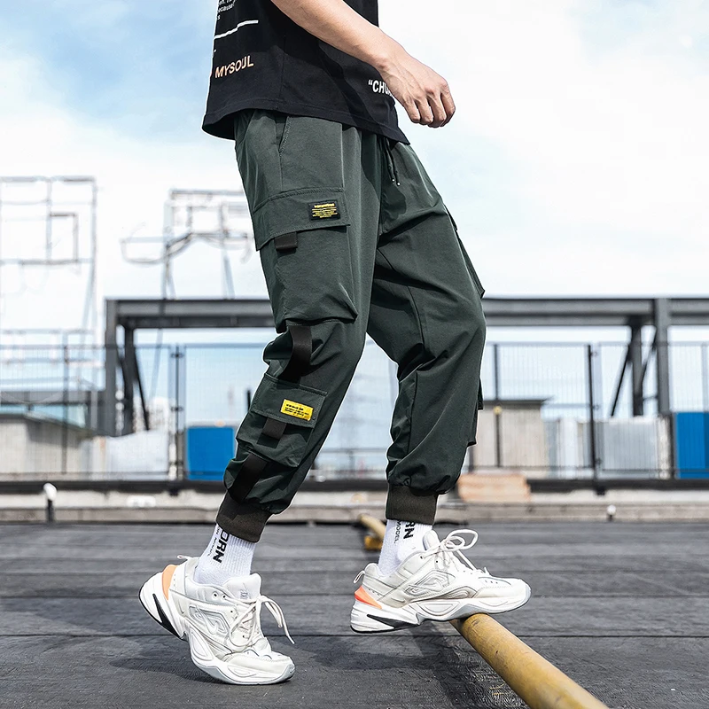 Harajuku Vintage Cargo Pants Men Comfortable Drawstring Joggers Trousers Black Many Pockets Ankle Male Casual Pants Boys
Harajuku Vintage Cargo Pants Men Comfortable Drawstring Joggers Trousers Black Many Pockets Ankle Male Casual Pants Boys