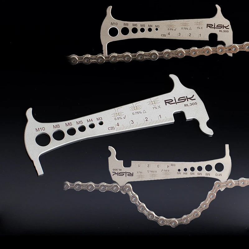 3 in 1 Bicycle Chain Checker Stainless Steel Bike Wear Indicator Tool Bike Parts for Mountain Road Bikes FK88
3 in 1 Bicycle Chain Checker Stainless Steel Bike Wear Indicator Tool Bike Parts for Mountain Road Bikes FK88