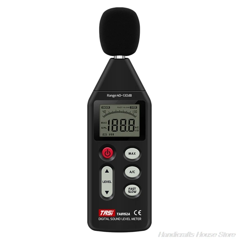 

Portable Digital Sound Level Meter Noise Meter 40~130dB Audio Volume Decibel Measuring Monitor TA8152A M09 21 Dropshipping