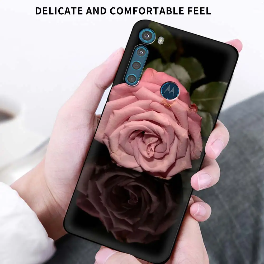 Phone Case For Motorola One Fusion G9 Play G8 Power Edge Plus E6s G Stylus Black Soft Mobile Cover Art Pink Red Rose 
Phone Case For Motorola One Fusion G9 Play G8 Power Edge Plus E6s G Stylus Black Soft Mobile Cover Art Pink Red Rose
