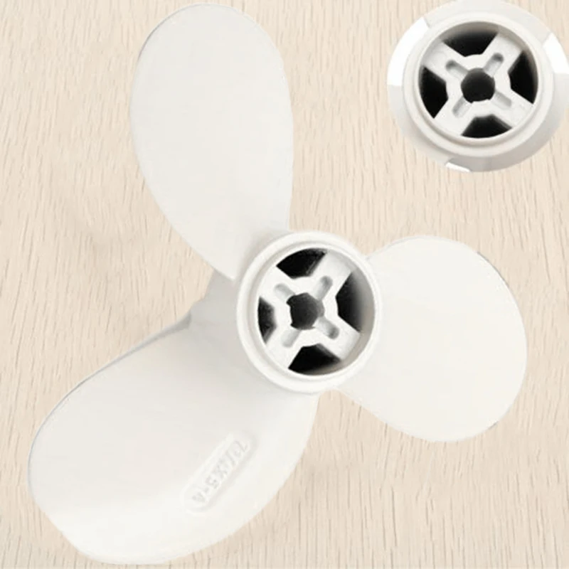 2HP Propeller White 7 1/4X5-A Aluminum Alloy Part Metal Outboard 55mm Replacement
2HP Propeller White 7 1/4X5-A Aluminum Alloy Part Metal Outboard 55mm Replacement