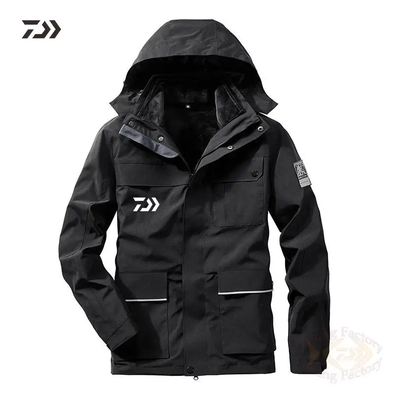 Daiwa Fishing Clothing Winter Autumn Waterproof Men Removable Hooded Keep Warm Outdoor Sport Fishing Clothing Jacket for Fishing
Daiwa Fishing Clothing Winter Autumn Waterproof Men Removable Hooded Keep Warm Outdoor Sport Fishing Clothing Jacket for Fishing