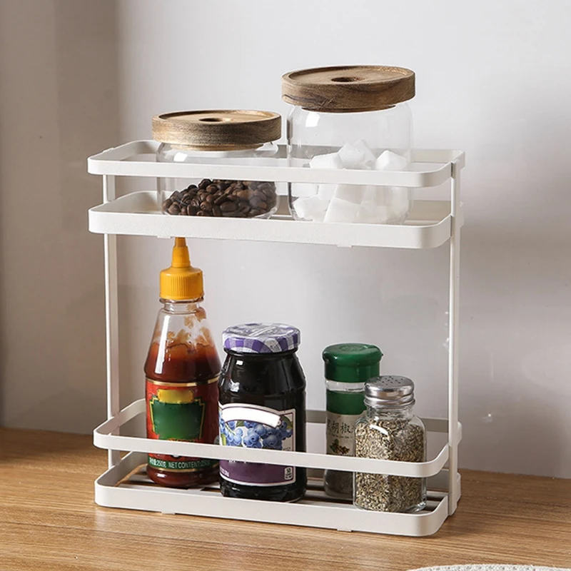 2-Tier Standing Spice Rack Kitchen Bathroom Countertop Storage Organizer Shelf Pantry Holder
2-Tier Standing Spice Rack Kitchen Bathroom Countertop Storage Organizer Shelf Pantry Holder