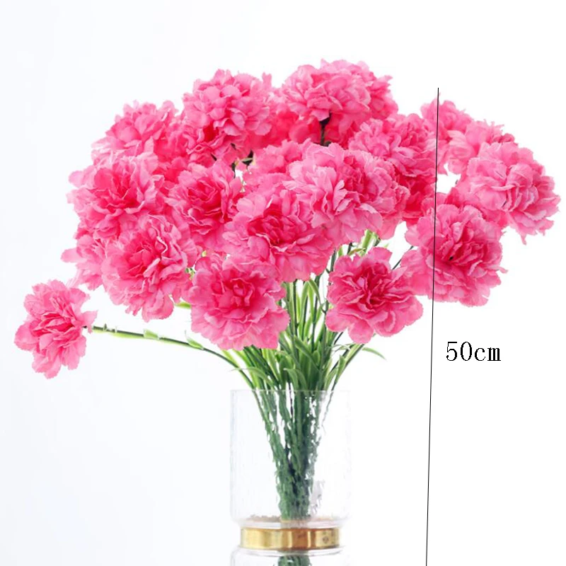 1PC DIY Fresh Artificial Flower Carnation Silk Flower Fake plant for Mother's Day Home Party Decoration 6 Colors
1PC DIY Fresh Artificial Flower Carnation Silk Flower Fake plant for Mother's Day Home Party Decoration 6 Colors