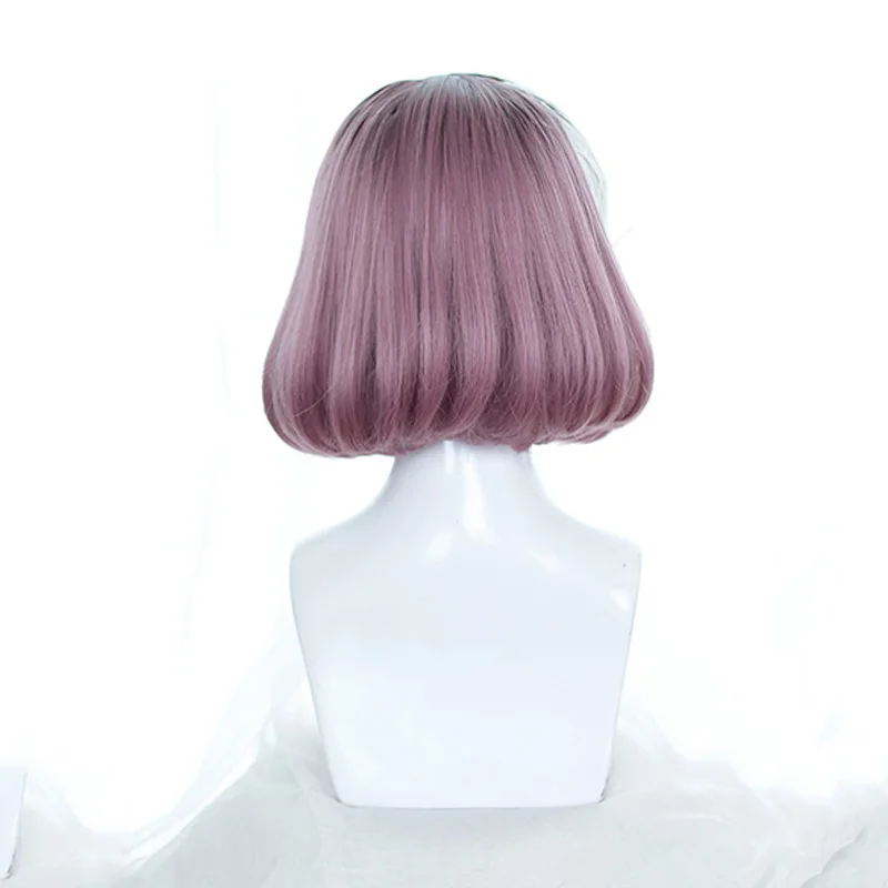 LM Short Bobo Wigs Ombre Brown black/Thin rattan gray Synthetic Wigs With Bangs Cosplay Lolita Women's Wigs Heat Resistant Fiber
LM Short Bobo Wigs Ombre Brown black/Thin rattan gray Synthetic Wigs With Bangs Cosplay Lolita Women's Wigs Heat Resistant Fiber
