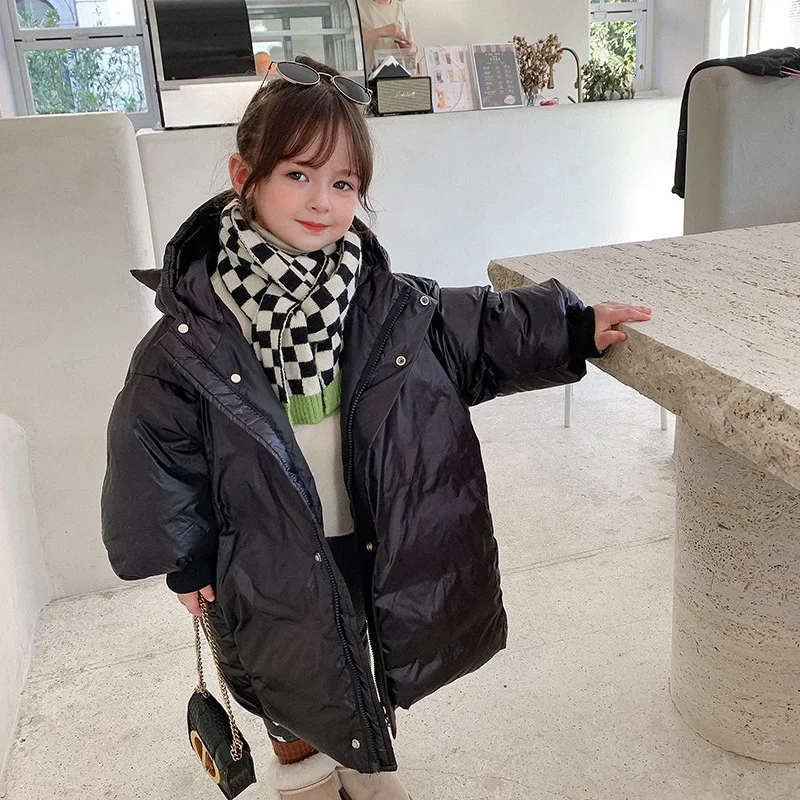 Children's clothing cute hooded down jacket children's mid-length for girls fashion loose coat warm down jacket for kids clothes
Children's clothing cute hooded down jacket children's mid-length for girls fashion loose coat warm down jacket for kids clothes