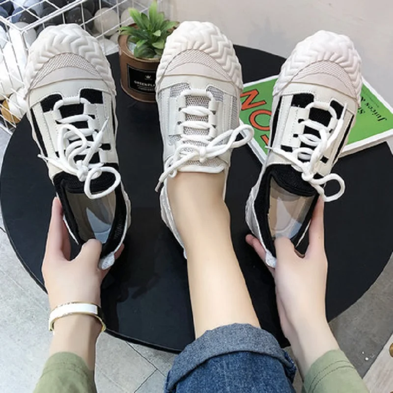 Low-Cut Lace-Up Sports Casual Shoes Spring And Summer New Fashion All-Match Comfortable And Breathable Ladies Single Shoes
Low-Cut Lace-Up Sports Casual Shoes Spring And Summer New Fashion All-Match Comfortable And Breathable Ladies Single Shoes