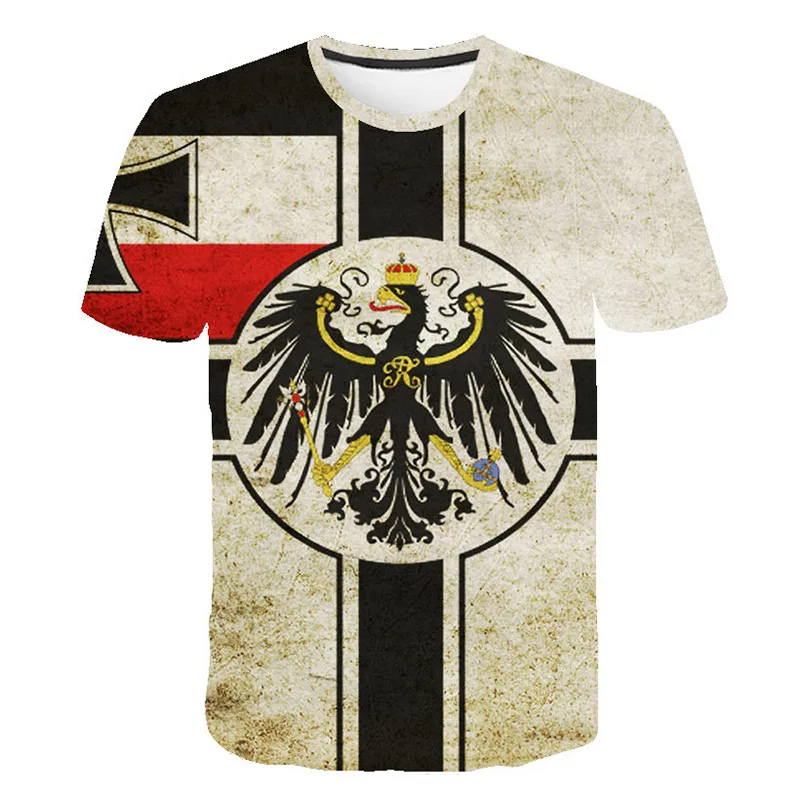 Spring and summer 2021 new design retro Federal Republic of Germany flag T-shirt men and women couple fashion short sleeve round
Spring and summer 2021 new design retro Federal Republic of Germany flag T-shirt men and women couple fashion short sleeve round