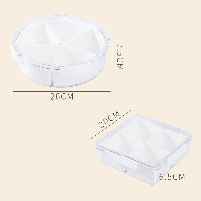 Multi-Compartment Snack Serving Tray Snacks Storage Box Dry Fruit Container for Nut Candy Dried Fruit JU8
Multi-Compartment Snack Serving Tray Snacks Storage Box Dry Fruit Container for Nut Candy Dried Fruit JU8