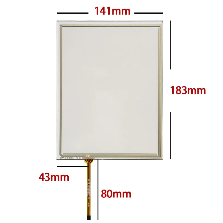 

For 8inch 183*141MM 4-wire Digitizer Resistive Touch Screen Panel Resistance Sensor