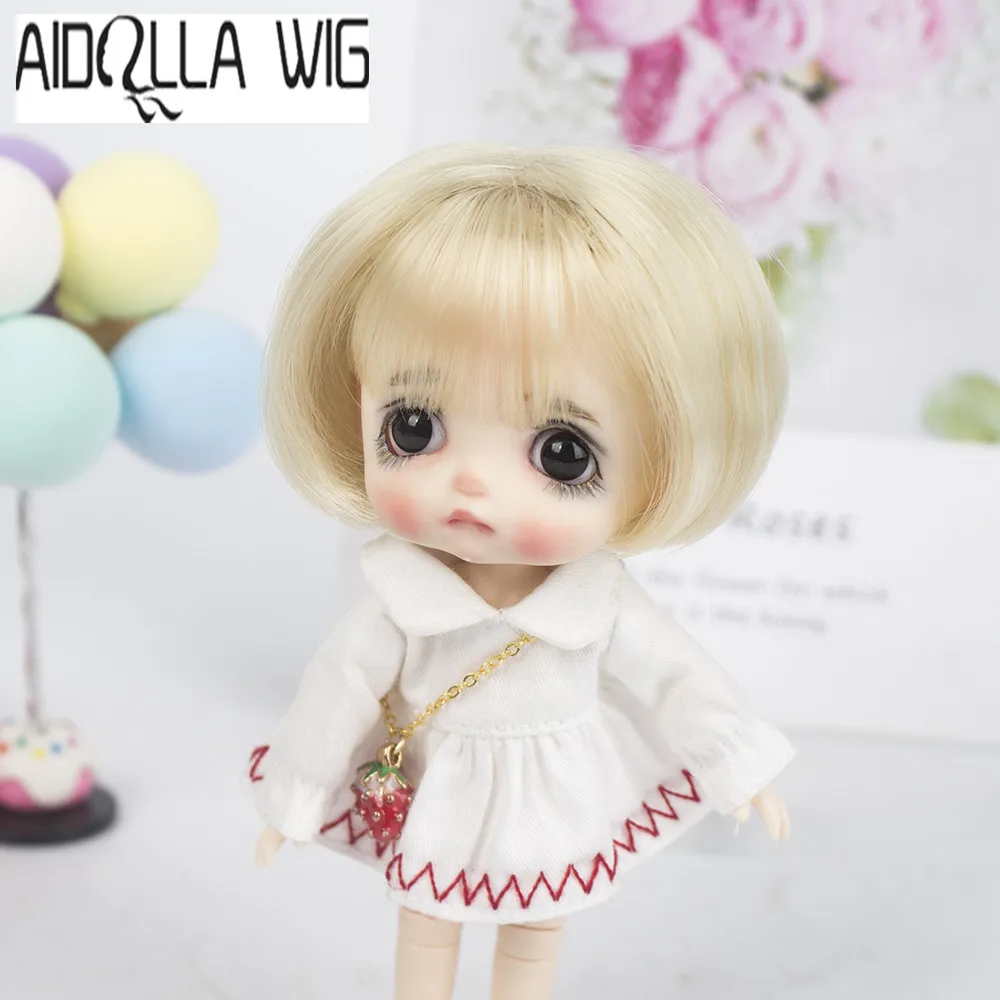 Aidolla High Quality very soft fiber Purple Brown Khaki Bob Wigs for 1/8 BJD Dolls
Aidolla High Quality very soft fiber Purple Brown Khaki Bob Wigs for 1/8 BJD Dolls