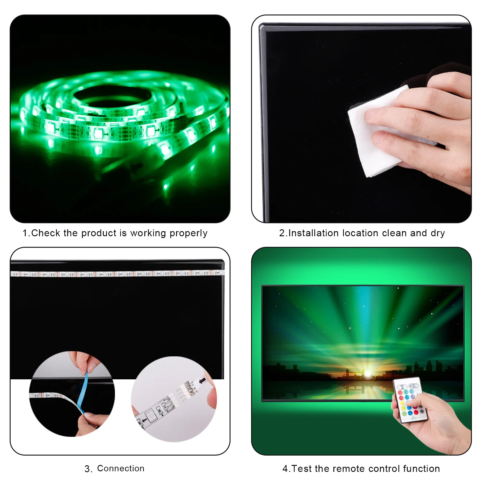 5V USB LED Strip Light Adjust Lighting with Remote Control Music Change Color Festival Lighting Decoration
5V USB LED Strip Light Adjust Lighting with Remote Control Music Change Color Festival Lighting Decoration