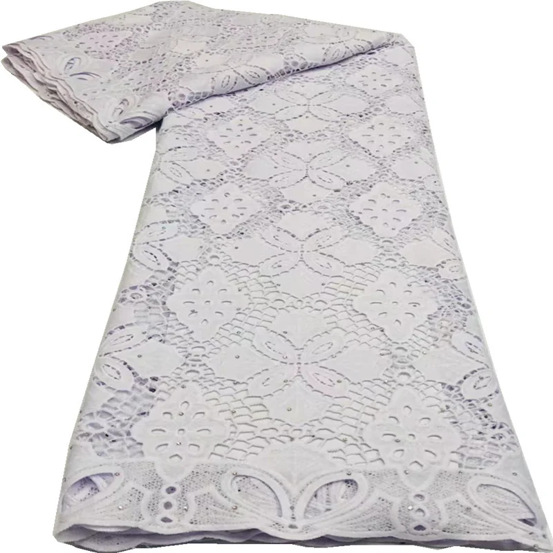 White African Cord Lace Fabric High Quality Embroidery Elegant Nigerian Guipure Lace Fabric With Stones French Net Lace Material
White African Cord Lace Fabric High Quality Embroidery Elegant Nigerian Guipure Lace Fabric With Stones French Net Lace Material