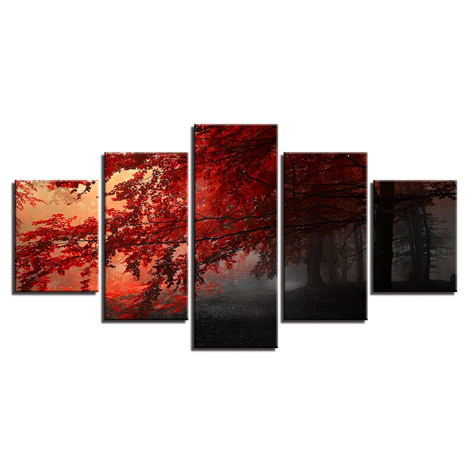 Red Forest Trees Scenery Printed Canvas Painting Living Room Wall Art Landscape Pictures No Frames
Red Forest Trees Scenery Printed Canvas Painting Living Room Wall Art Landscape Pictures No Frames