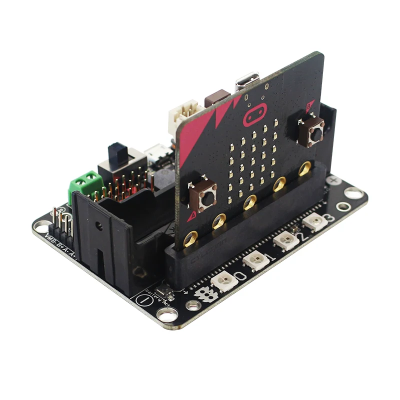 KittenBot Robot:bit V2.2 Expansion Board for BBC Micro:bit V2/V1.5 Extension Board support 18650 Battery for Micro:Bit DIY Robot
KittenBot Robot:bit V2.2 Expansion Board for BBC Micro:bit V2/V1.5 Extension Board support 18650 Battery for Micro:Bit DIY Robot