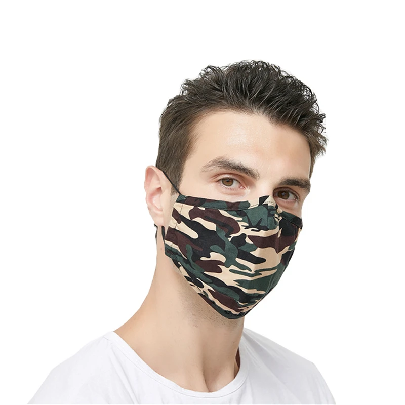 Dustproof Windproof Cotton Breathable Camouflage Printed Masks Reusable Face Cover Washable Outdoor Sports Masks For Adult
Dustproof Windproof Cotton Breathable Camouflage Printed Masks Reusable Face Cover Washable Outdoor Sports Masks For Adult