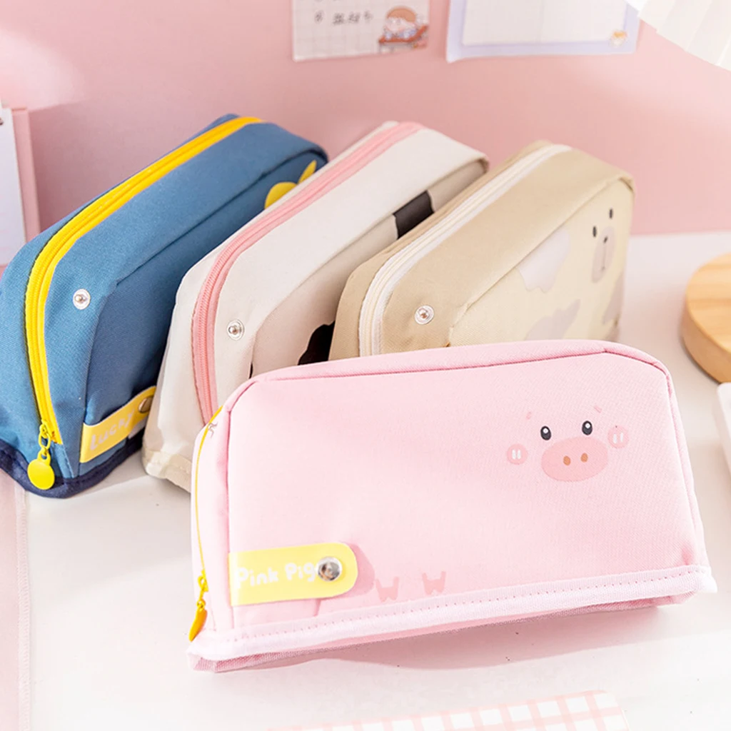 Cartoon Foldable Canvas Stationery Bag Zippered Pencil Case with Hidden Pocket Pen Holder for Student Children Boy Girl
Cartoon Foldable Canvas Stationery Bag Zippered Pencil Case with Hidden Pocket Pen Holder for Student Children Boy Girl