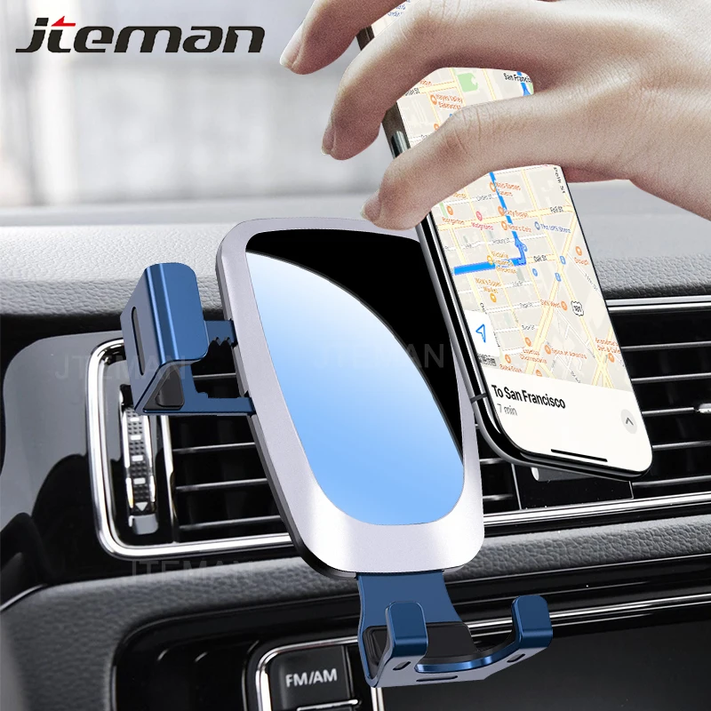 Car Holder For Phone in Auto Air Vent Mount Gravity Metal Clip Cell Phone Holder Mobile Phone Stand Support Smartphone Voiture
Car Holder For Phone in Auto Air Vent Mount Gravity Metal Clip Cell Phone Holder Mobile Phone Stand Support Smartphone Voiture