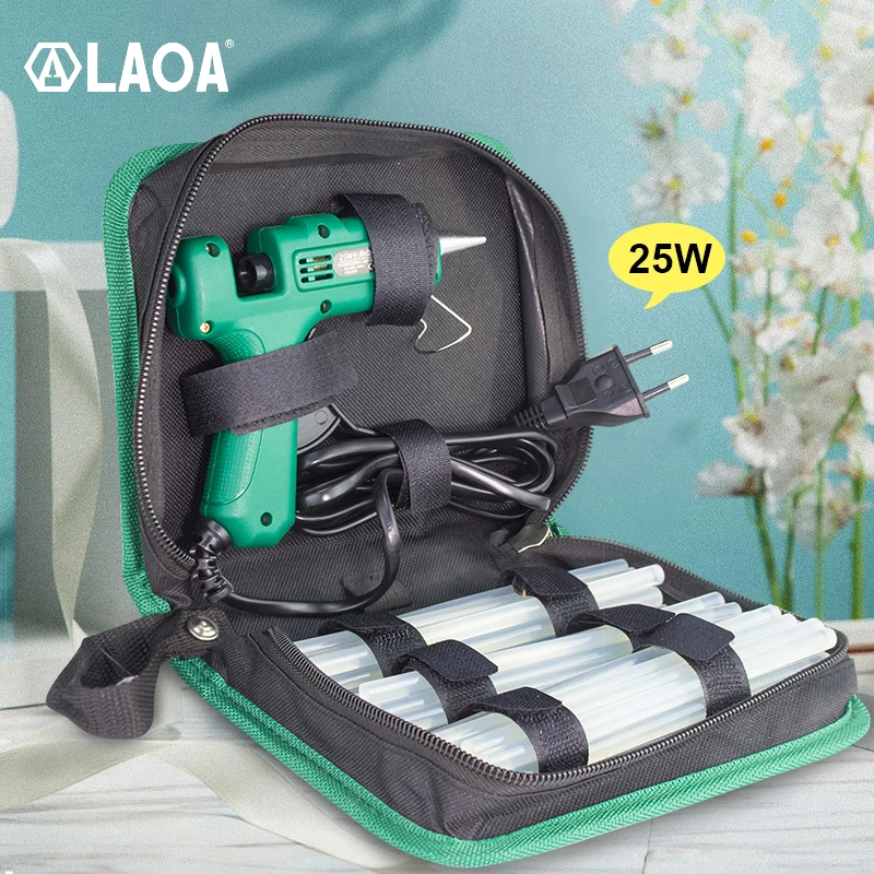 LAOA Glue Gun Set 25W with 30PCS Sticks and Bag Household Repair Children Toy Paste Patch Tools
LAOA Glue Gun Set 25W with 30PCS Sticks and Bag Household Repair Children Toy Paste Patch Tools