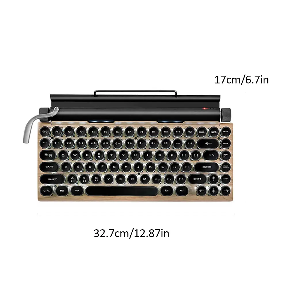 2021 New Mechanical Keyboard Wireless Bluetooth Keyboards Dot Retro Typewriter Keyboard 83 Keys Gaming Keyboards For PC Laptop
2021 New Mechanical Keyboard Wireless Bluetooth Keyboards Dot Retro Typewriter Keyboard 83 Keys Gaming Keyboards For PC Laptop