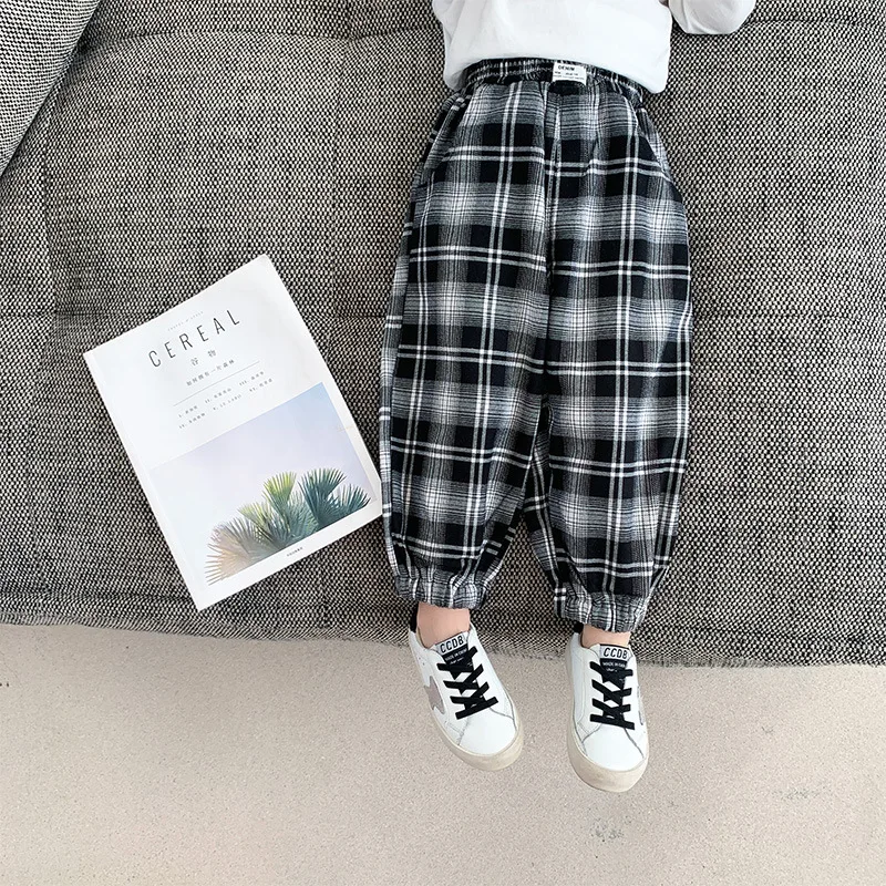 Plaid Spring Summer Thin Casual Pants Boys Kids Trousers Children Clothing Teenagers Formal Outdoor Elastic Waist High Quality
Plaid Spring Summer Thin Casual Pants Boys Kids Trousers Children Clothing Teenagers Formal Outdoor Elastic Waist High Quality