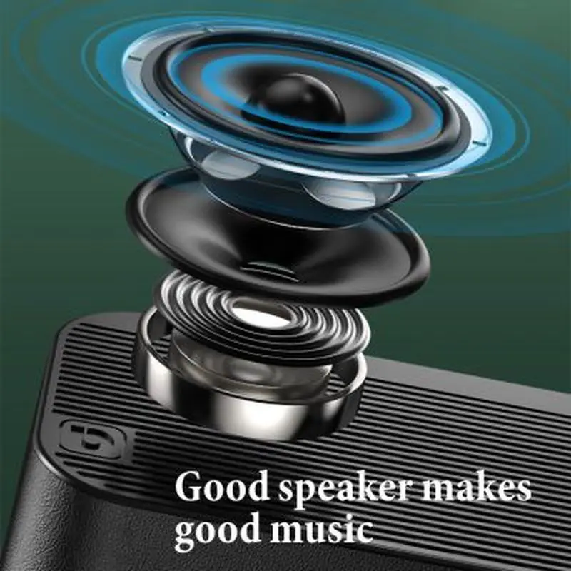 Alarm Clock bluetooth Speaker Digital Display LED Wireless Subwoofer Music Player Radio Desk Table Clock Home Accessories
Alarm Clock bluetooth Speaker Digital Display LED Wireless Subwoofer Music Player Radio Desk Table Clock Home Accessories
