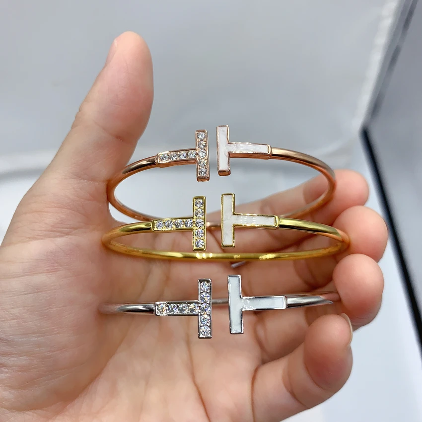 S925 Sterling Silver Bracelet For Women Classic Open Bracelet Simple And Versatile Luxury Jewelry Variety Of Multi-Color
S925 Sterling Silver Bracelet For Women Classic Open Bracelet Simple And Versatile Luxury Jewelry Variety Of Multi-Color