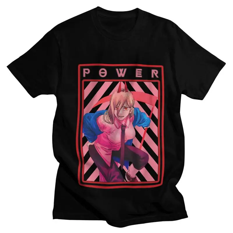 Power Chainsaw Man Tshirts Men Short Sleeve Graphic T Shirt Novelty Anime Manga T-shirt Slim Fit Pure Cotton Tees Merch
Power Chainsaw Man Tshirts Men Short Sleeve Graphic T Shirt Novelty Anime Manga T-shirt Slim Fit Pure Cotton Tees Merch