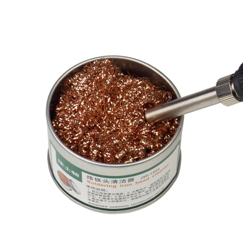 Cleaning Ball Desoldering Soldering Iron Mesh Filter Cleaning Nozzle Tip Copper Wire Cleaner Ball Metal Dross Box Clean Ball
Cleaning Ball Desoldering Soldering Iron Mesh Filter Cleaning Nozzle Tip Copper Wire Cleaner Ball Metal Dross Box Clean Ball