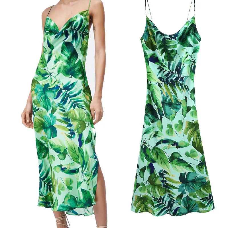 Летнее платье на бретельках с тропическим принтом, новинка 2021, шикарное женское платье
Летнее платье на бретельках с тропическим принтом, новинка 2021, шикарное женское платье