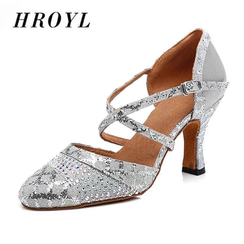 Women Latin dance shoes Ladies Ballroom Dancing Shoes with Sequins And Rhinestone High Heels Women Sandals Salsa Shoes HROYL
Women Latin dance shoes Ladies Ballroom Dancing Shoes with Sequins And Rhinestone High Heels Women Sandals Salsa Shoes HROYL