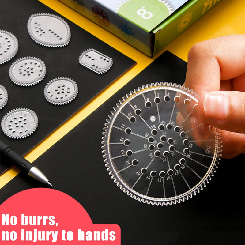 28Pcs Reusable Spirograph Drawing Toy Set Gears Wheel Painting Accessories Easy to Use Best Price
28Pcs Reusable Spirograph Drawing Toy Set Gears Wheel Painting Accessories Easy to Use Best Price